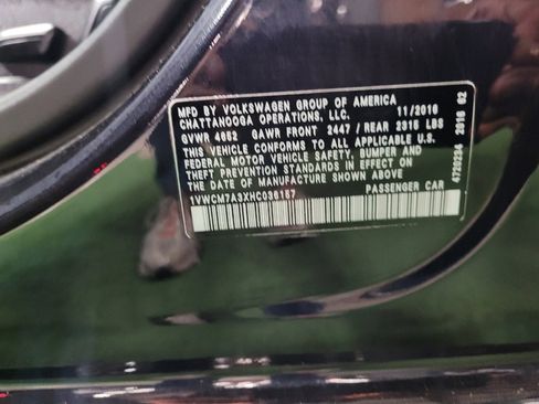 Used 2017 Volkswagen Passat 3.6 SEL Premium image 33