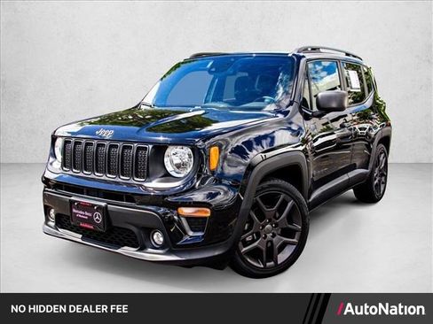 Used 2021 Jeep Renegade Latitude w/ Sun & Sound Group FWD image 1