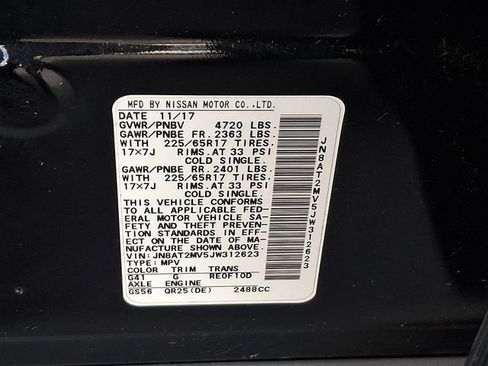 Used 2018 Nissan Rogue SV AWD/4WD image 32