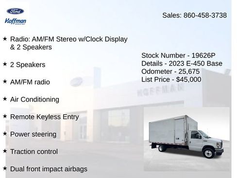 Used 2023 Ford E-450 and Econoline 450 Super Duty w/ Power Windows & Locks Group RWD image 10