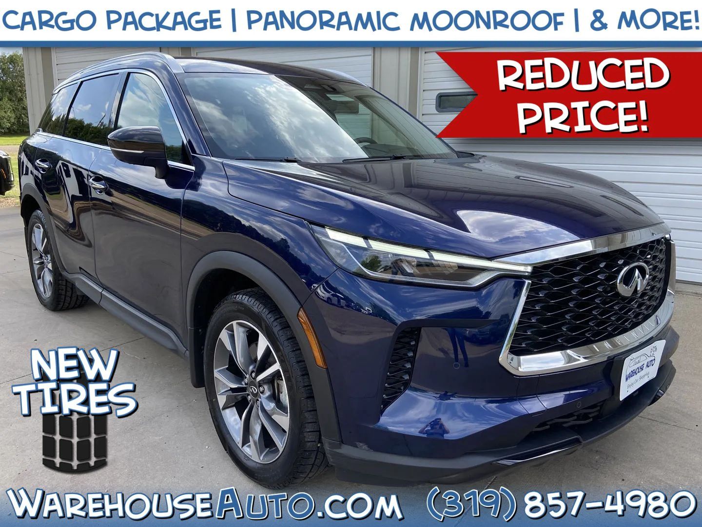 Used 2023 INFINITI QX60 Luxe w/ Cargo Package AWD/4WD image 1