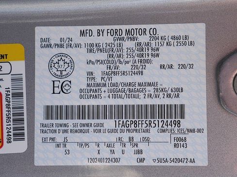 Used 2024 Ford Mustang GT Premium image 67