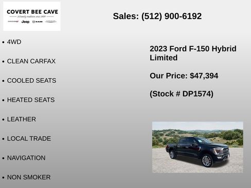 Used 2023 Ford F150 Limited AWD/4WD image 6