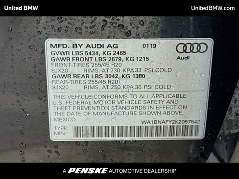 Used 2019 Audi Q5 2.0T Premium Plus w/ Premium Plus Package image 15