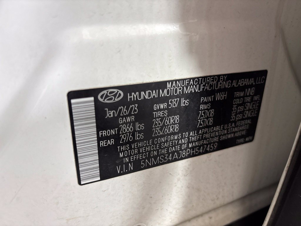 Used 2023 Hyundai Santa Fe SEL w/ Premium Package FWD image 32
