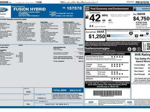 Used 2015 Ford Fusion Titanium image 7