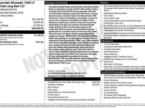Used 2014 Chevrolet Silverado 1500 LT w/ LT Convenience Package RWD image 31