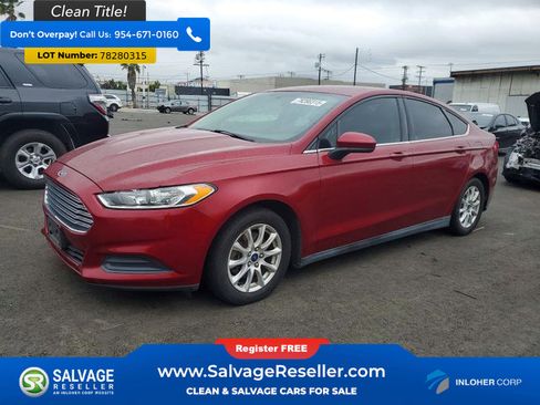 Used 2016 Ford Fusion S image 1