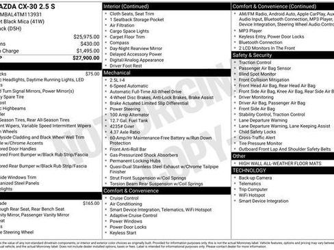 Certified 2026 MAZDA CX-30 AWD 2.5 S image 23
