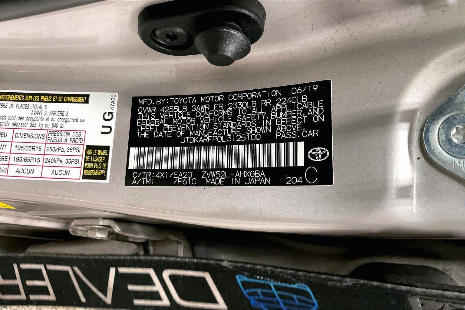 Used 2020 Toyota Prius Prime XLE FWD image 35