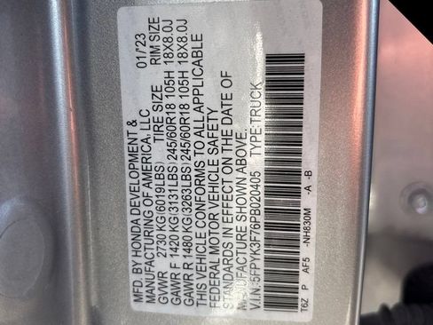 Used 2023 Honda Ridgeline RTL-E image 15