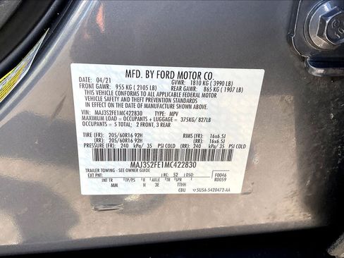 Used 2021 Ford EcoSport S FWD image 30
