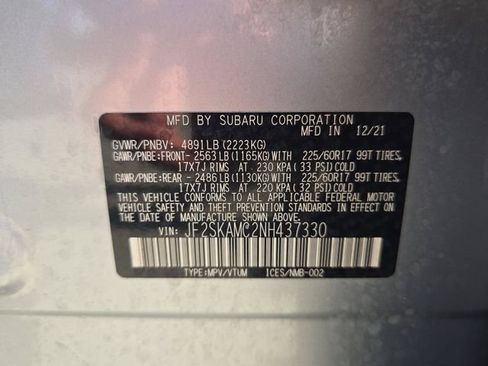 Certified 2022 Subaru Forester Wilderness AWD/4WD image 29