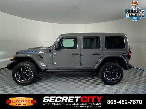 Used 2023 Jeep Wrangler Unlimited Rubicon 4xe w/ Steel Bumper Group AWD/4WD image 4
