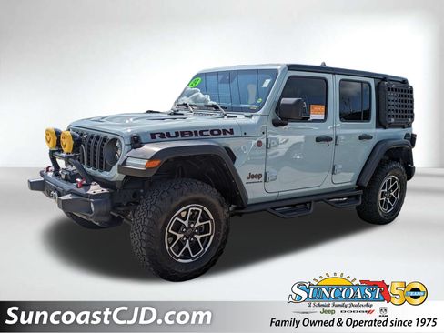 Certified 2024 Jeep Wrangler Unlimited Rubicon w/ Capability Package AWD/4WD image 1