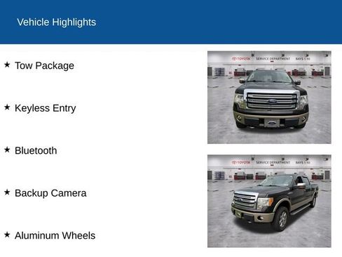 Used 2013 Ford F150 Lariat w/ Lariat Chrome Pkg AWD/4WD image 2