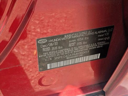 Used 2021 Hyundai Sonata SE w/ Preferred Accessory Package image 24