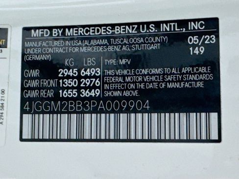 Used 2023 Mercedes-Benz EQE 350+ SUV image 23