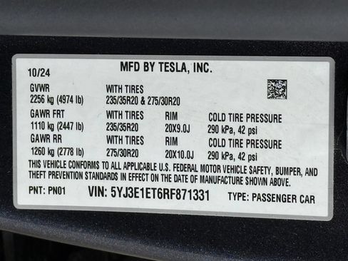 Used 2024 Tesla Model 3 Performance AWD/4WD image 44