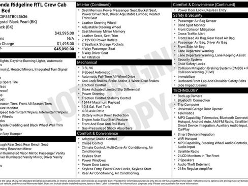 New 2026 Honda Ridgeline RTL image 14