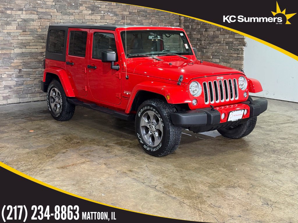 Used 2018 Jeep Wrangler Unlimited Sahara w/ Connectivity Group AWD/4WD image 1