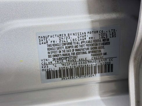 Used 2023 Nissan Sentra SV w/ All-Weather Package FWD image 29