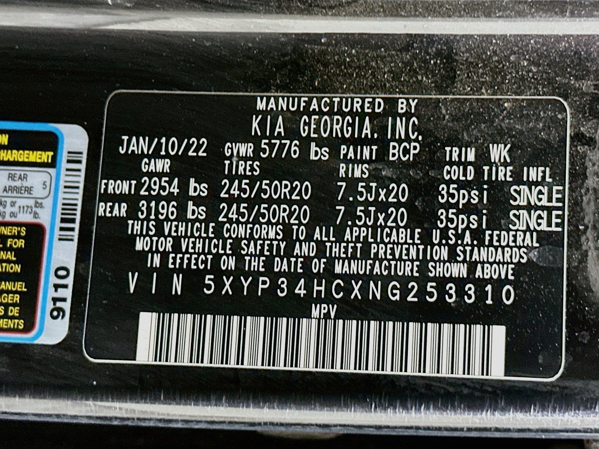Used 2022 Kia Telluride EX w/ EX Premium Package FWD image 12