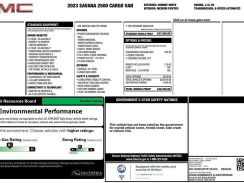 Used 2023 GMC Savana 2500 w/ Driver Convenience Package image 26