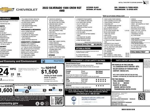 Used 2022 Chevrolet Silverado 1500 RST w/ All Star Edition Plus image 2