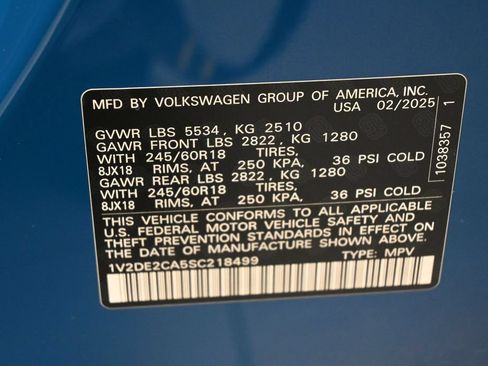Used 2025 Volkswagen Atlas Cross Sport SE FWD image 17