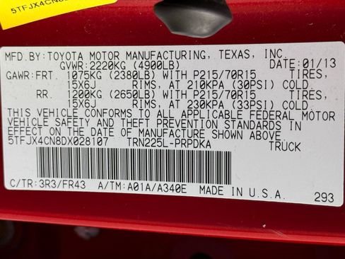 Used 2013 Toyota Tacoma 2WD Double Cab w/ Convenience Pkg image 37