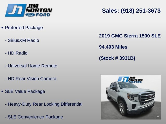 Used 2019 GMC Sierra 1500 SLE w/ SLE Value Package AWD/4WD image 17
