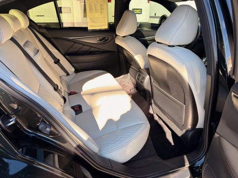 Used 2023 INFINITI Q50 Red Sport 400 w/ Black Opal Edition image 12