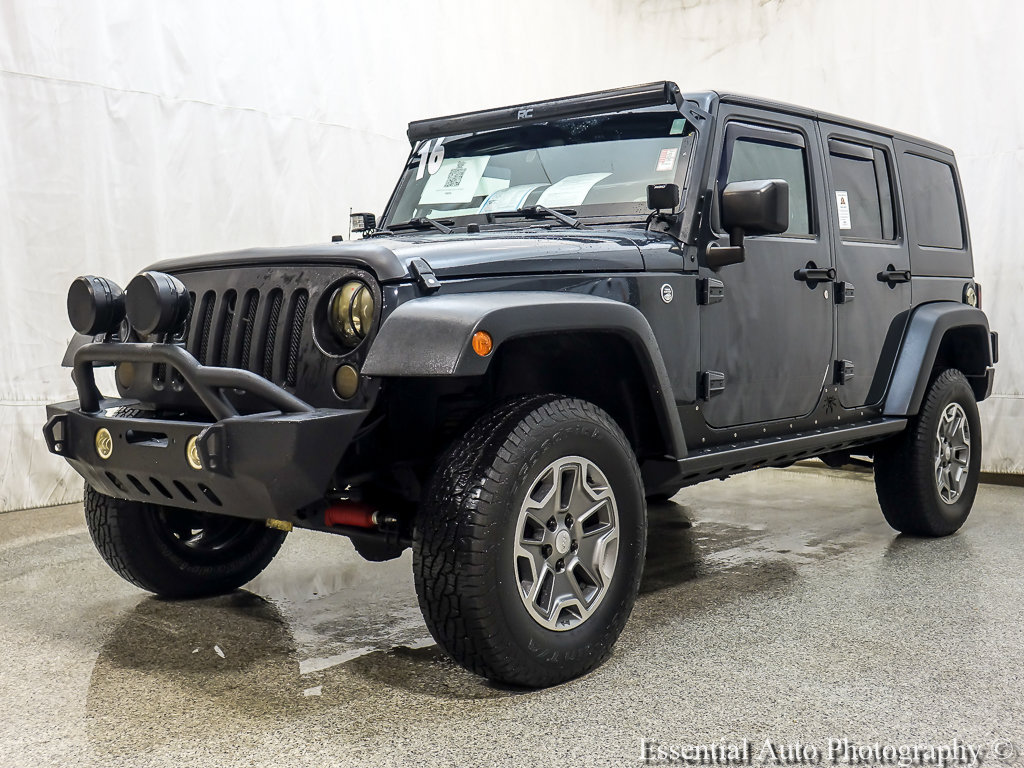 Used 2016 Jeep Wrangler Unlimited Rubicon w/ Connectivity Group AWD/4WD image 2