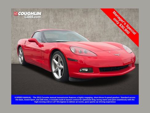 Used 2012 Chevrolet Corvette Coupe w/ 2LT Preferred Equipment Group RWD image 1