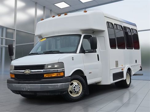 Used 2013 Chevrolet Express 3500 w/ Shuttle Bus Package image 1