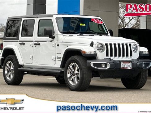 Used 2018 Jeep Wrangler Unlimited Sahara image 1