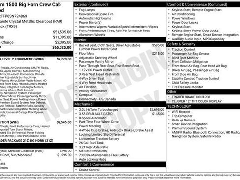 Certified 2025 RAM 1500 Big Horn AWD/4WD image 4