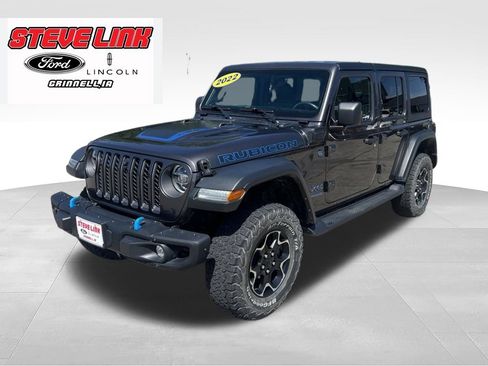 Used 2022 Jeep Wrangler Unlimited Rubicon 4xe w/ Steel Bumper Group AWD/4WD image 2
