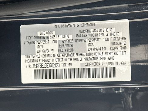 Used 2025 MAZDA CX-5 AWD 2.5 S w/ Select Package image 12