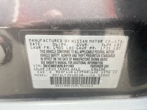 Used 2024 Nissan Versa SV FWD image 32