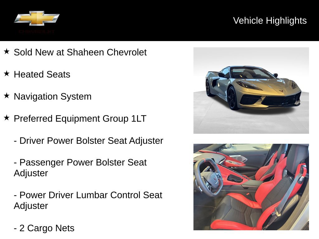 Used 2021 Chevrolet Corvette Stingray Preferred Conv w/ Z51 Performance Package RWD image 18
