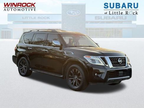 Used 2019 Nissan Armada Platinum w/ Captain's Chairs Package image 1