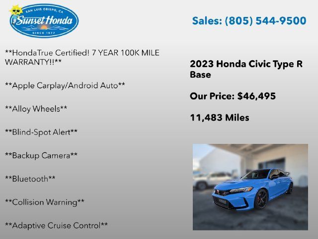Certified 2023 Honda Civic Type R image 6