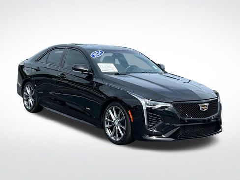 Certified 2024 Cadillac CT4 V w/ Navigation Package RWD image 3