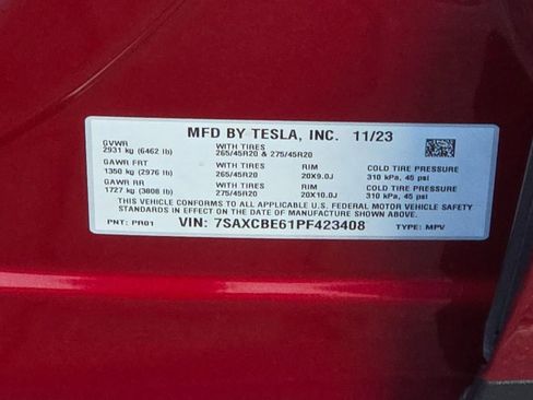 Used 2023 Tesla Model X Plaid image 16