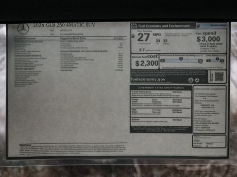 New 2026 Mercedes-Benz GLB 250 4MATIC image 20