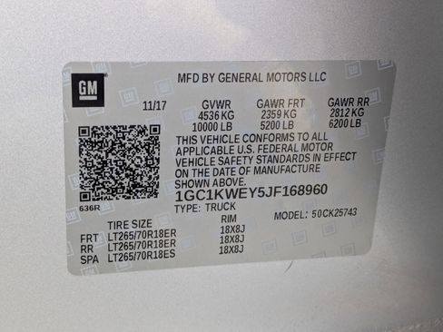 Used 2018 Chevrolet Silverado 2500 LTZ w/ Duramax Plus Package image 38