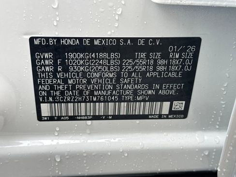 New 2026 Honda HR-V EX-L image 28