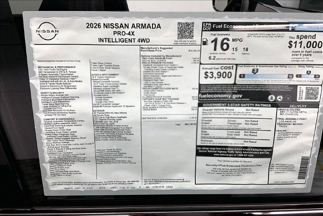 New 2026 Nissan Armada PRO-4X AWD/4WD image 41